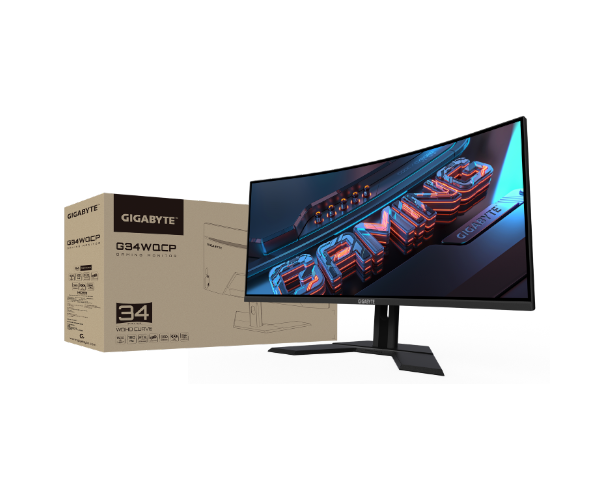 מסך קעור Gigabyte G34WQCP Gaming Monitor 3440X1440 1Ms VA 180Hz