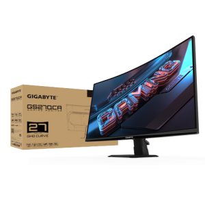 מסך קעור Gigabyte GS27QCA VA 180hz QHD HDR Ready AMD FreeSync